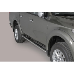 Side bar - oval with steps MITSUBISHI L200  2015-...